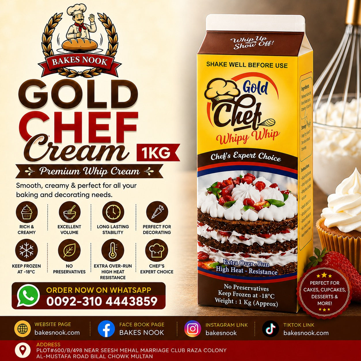 Golden Chef Cream 1kg