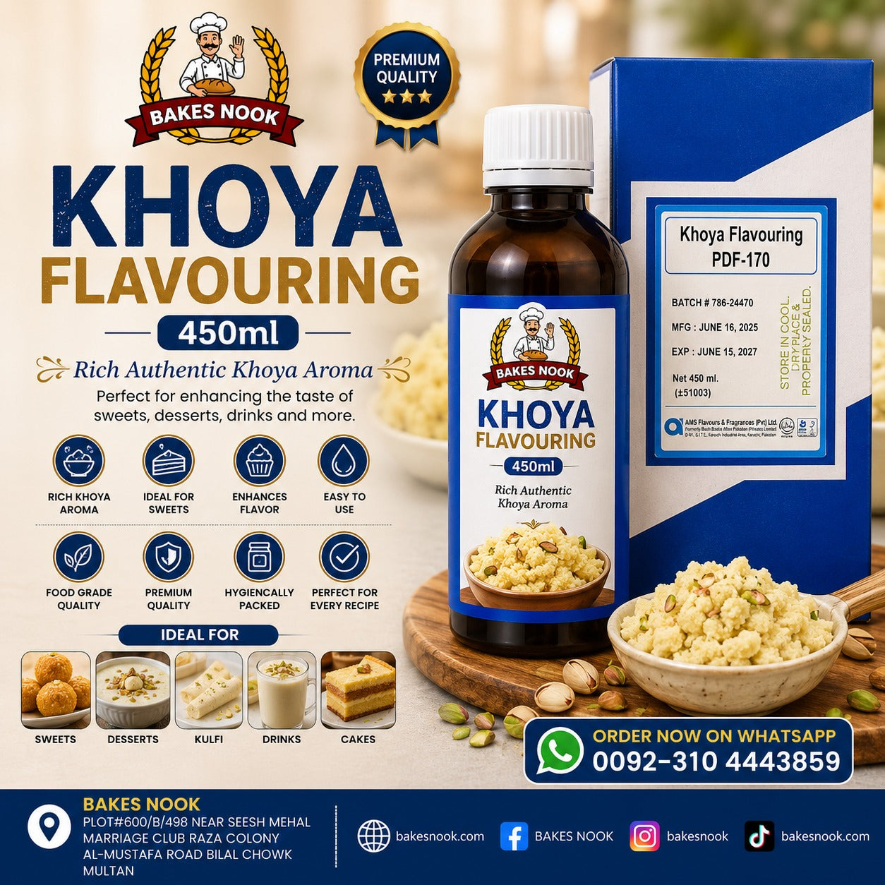 Khoya Flavouring 450ml