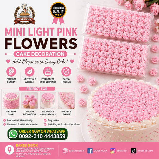 Mini Light Pink Artifical Flowers