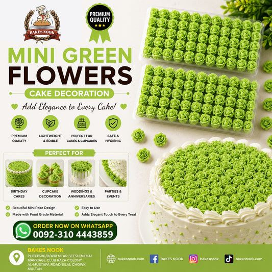 Mini Light Green Artifical Flowers