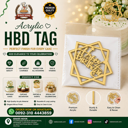 Acrylic HBD Tag