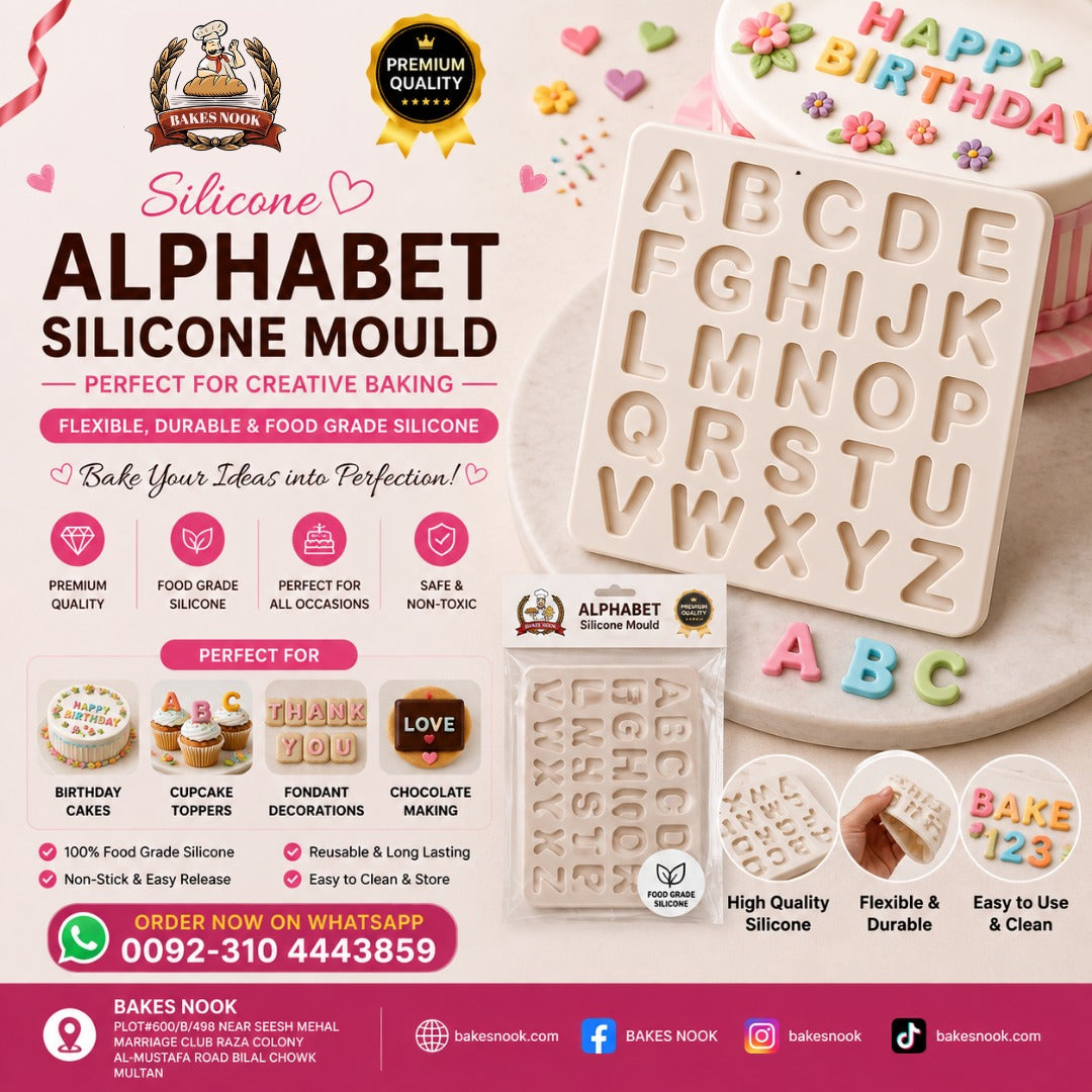 Alphabet Silicone Mould
