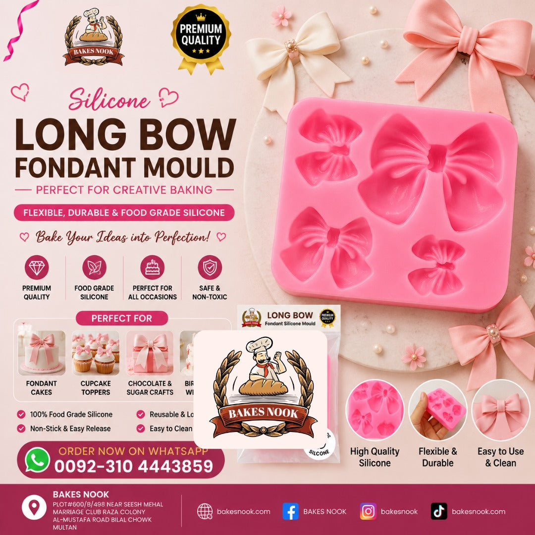 Long Bow Fondant Mould