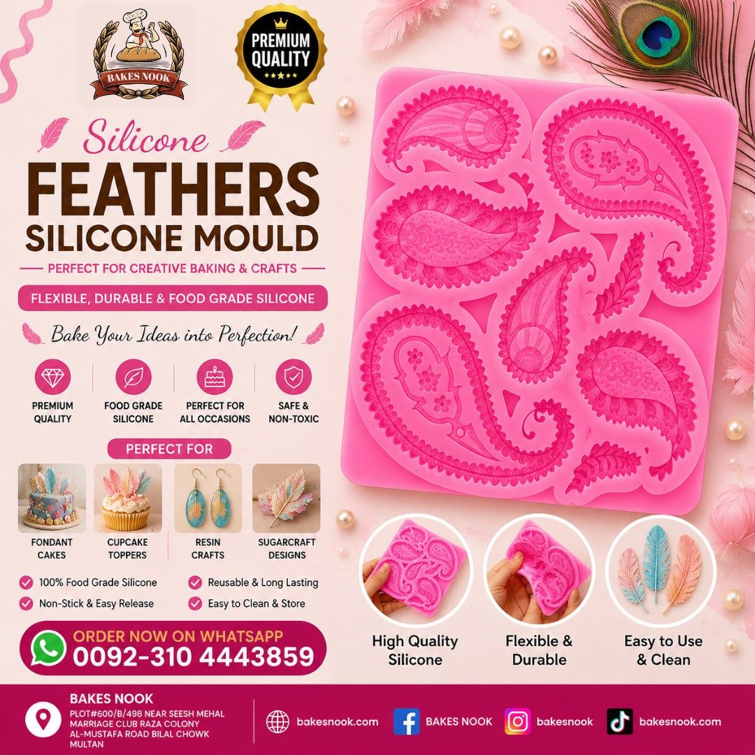 Feathers Silicone Mould