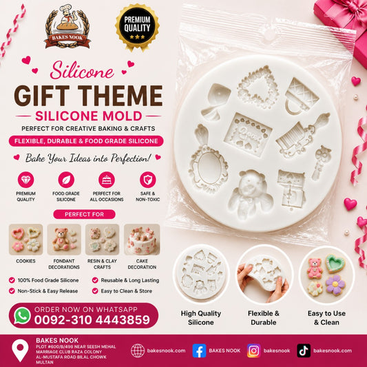 Gift Theme Silicone Mould