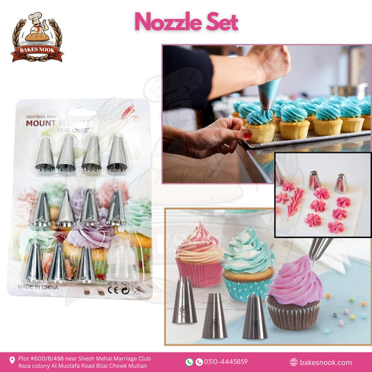 🎂 Cake Nozzle Set By BakesNook