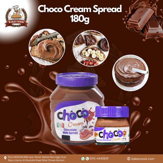 Choco Cream Spread by BakesNook (180g)
