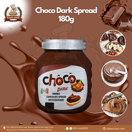 Choco Dark Spread by BakesNook (180g)