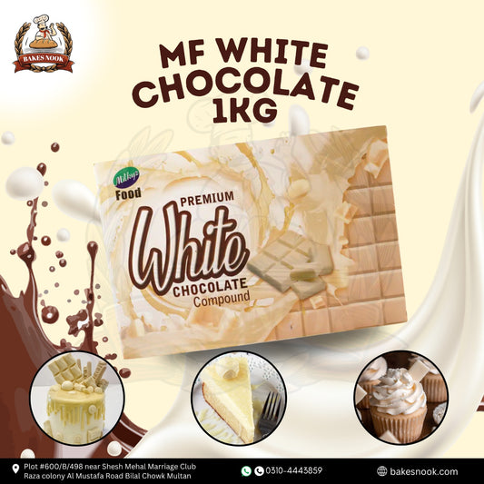 MF White Chocolate by BakesNook (1kg)