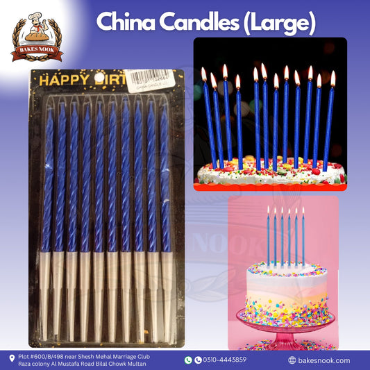 China Candle by BakesNook (Large)