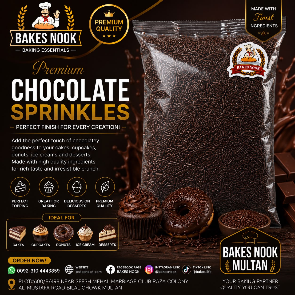 CHOCOLATE SPRINKLES 1KG