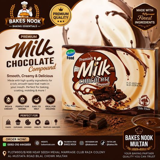 MF Milk Chocolate by BakesNook (1kg)
