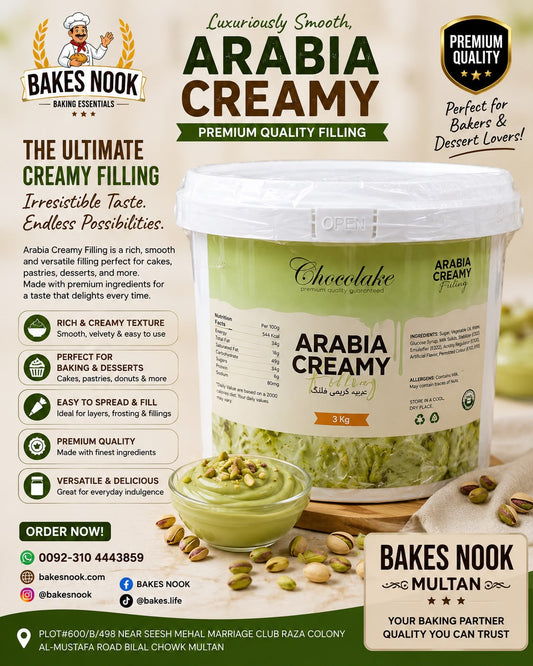 Arabia Creamy Filling by BakesNook 🏜️🍯