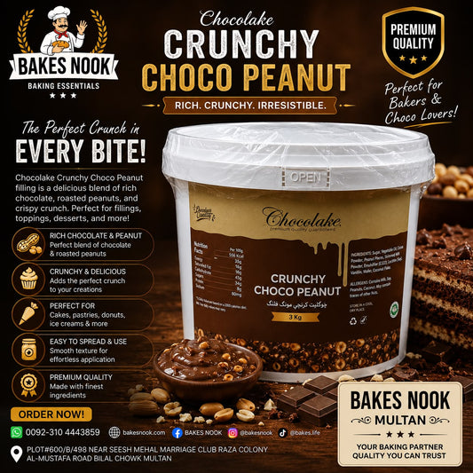 Crunchy Coco Peanuts Filling by BakesNook 🥜🍫