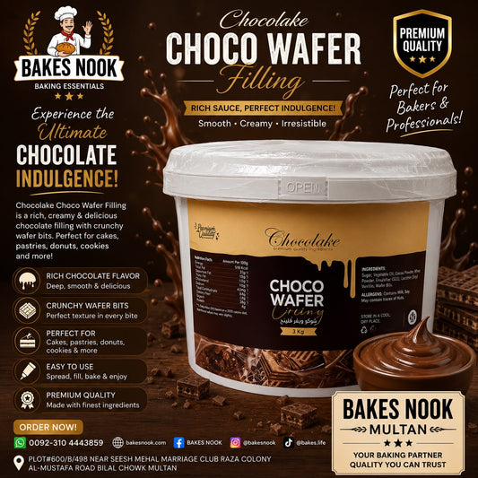 Choco Creamy Wafer Filling by BakesNook 🍫🥄