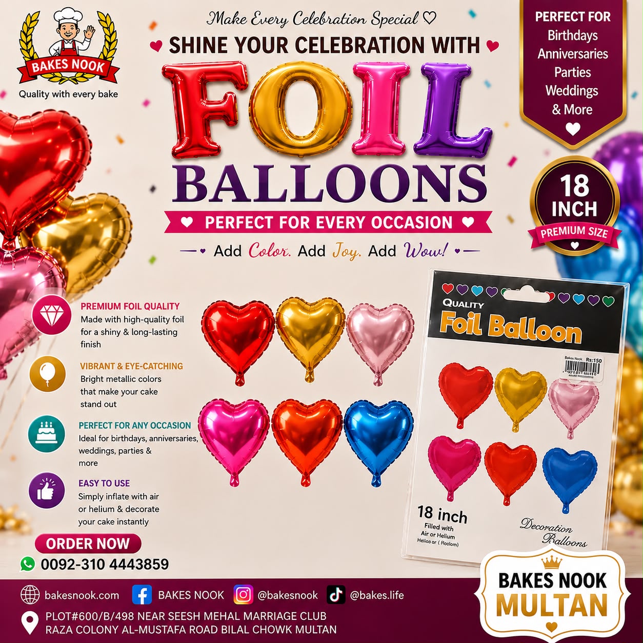 FOIL BALOON HEART