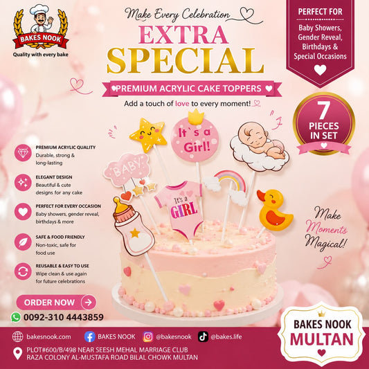 BABY GIRL CAKE TOOPER THEME