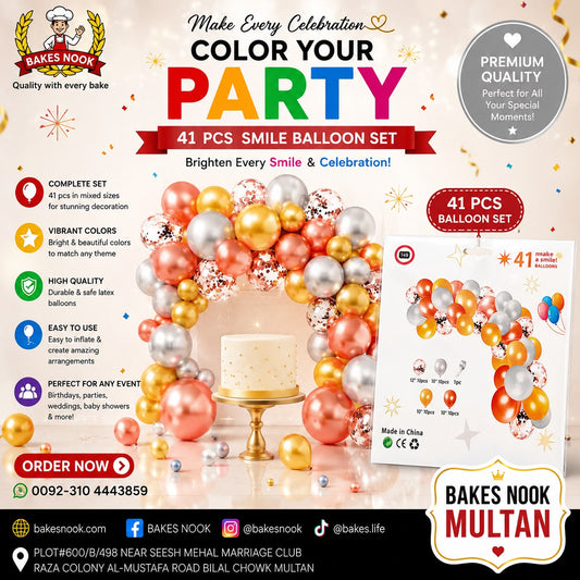 BALLON SET 41PCS MULTI