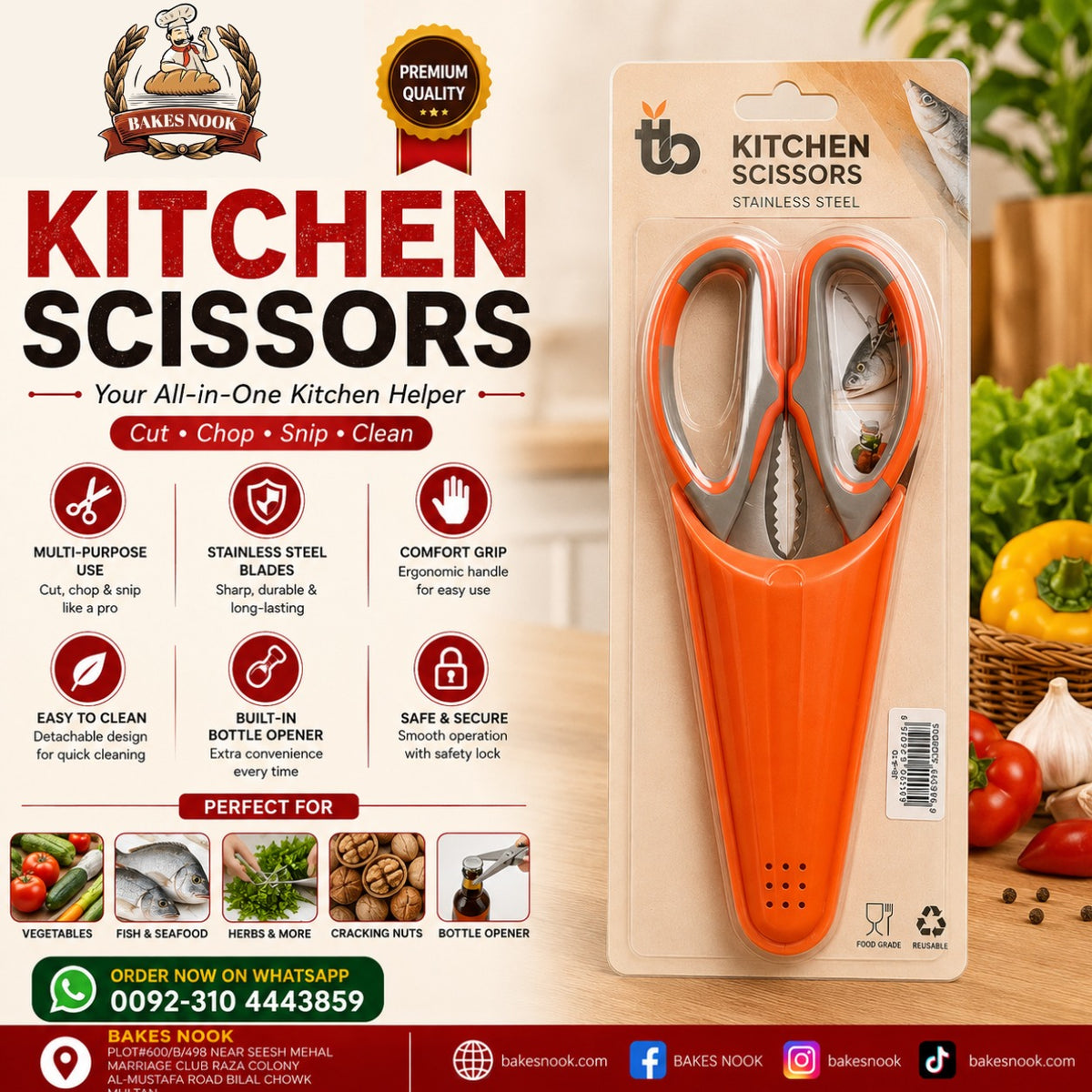 Kitchen Scissors by BakesNook