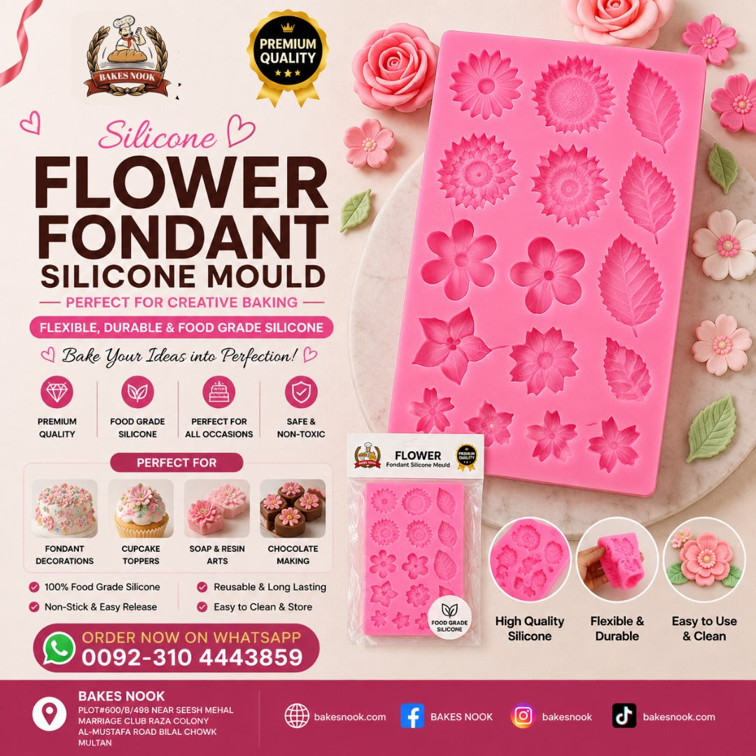 FLOWER FONDAINT SILICONE MOULD