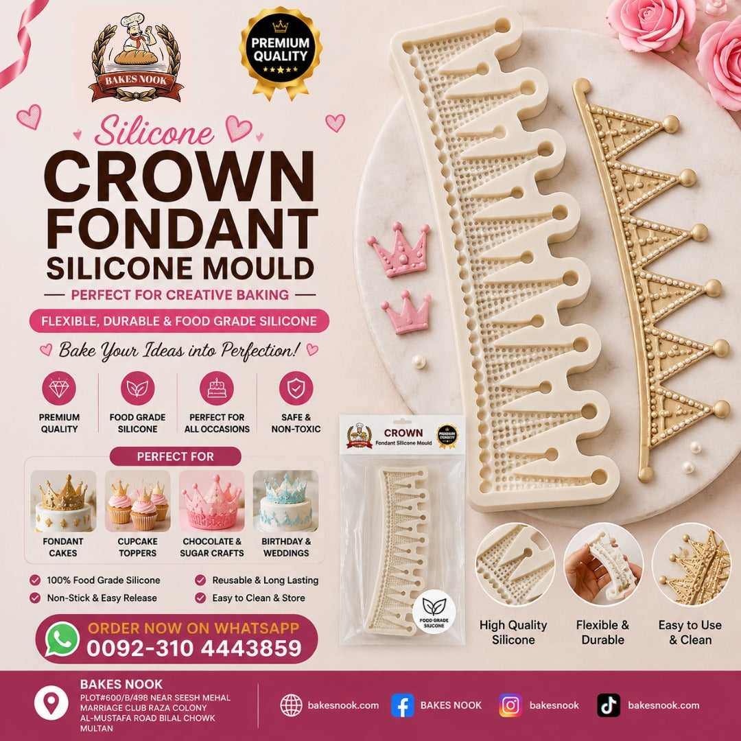 SILICONE CROWN FONDAINT MOULD