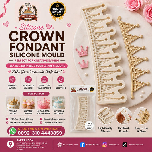 SILICONE CROWN FONDAINT MOULD