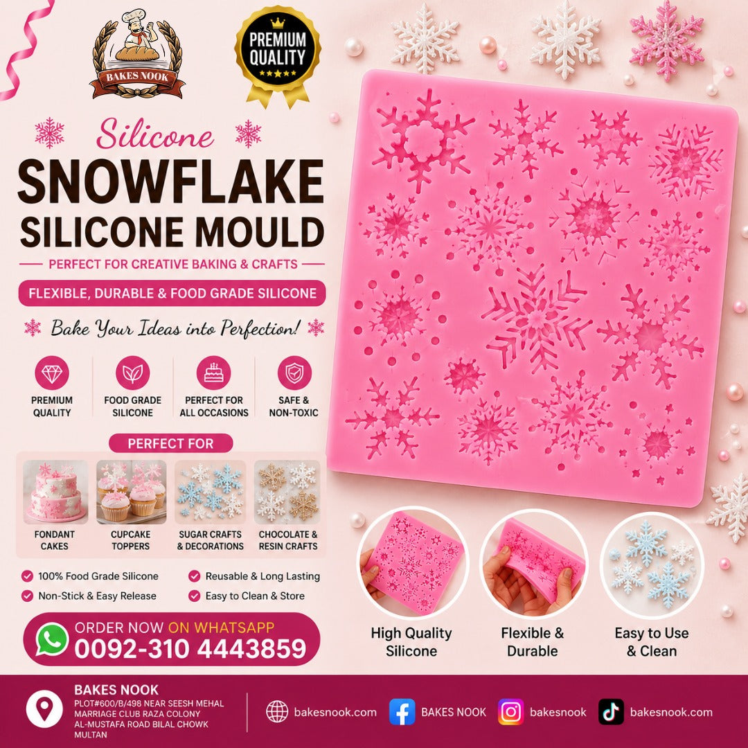 SNOWFLAKE SILICONE MOULD
